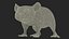 Realistische Ratte mit Fell