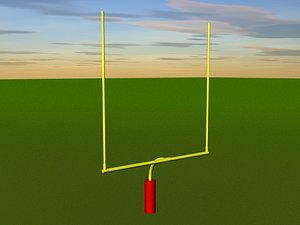football field goal post lwo