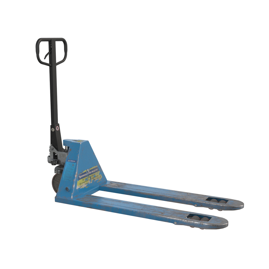 Pallet Truck TOR RHP Old 3D Model - TurboSquid 2211105