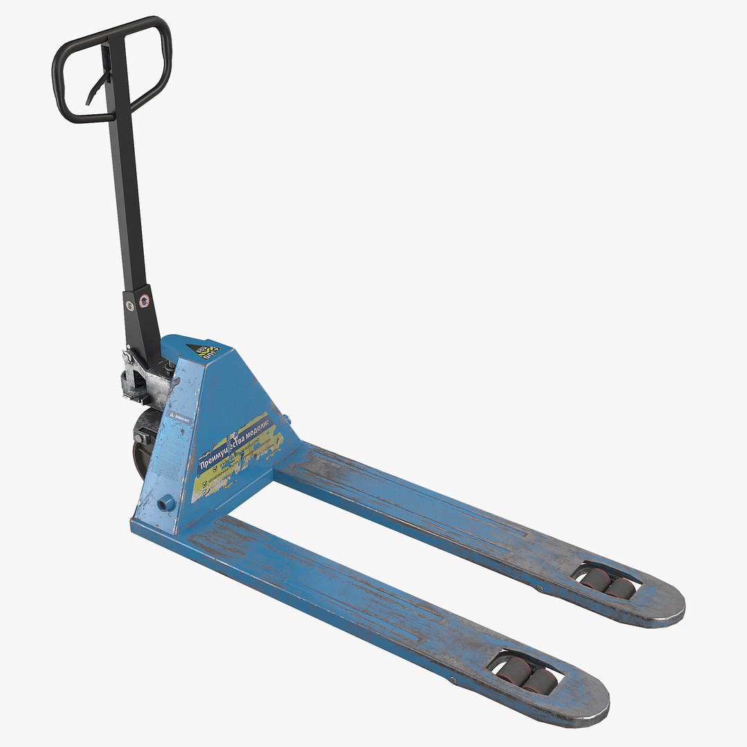 Pallet Truck TOR RHP Old 3D Model - TurboSquid 2211105
