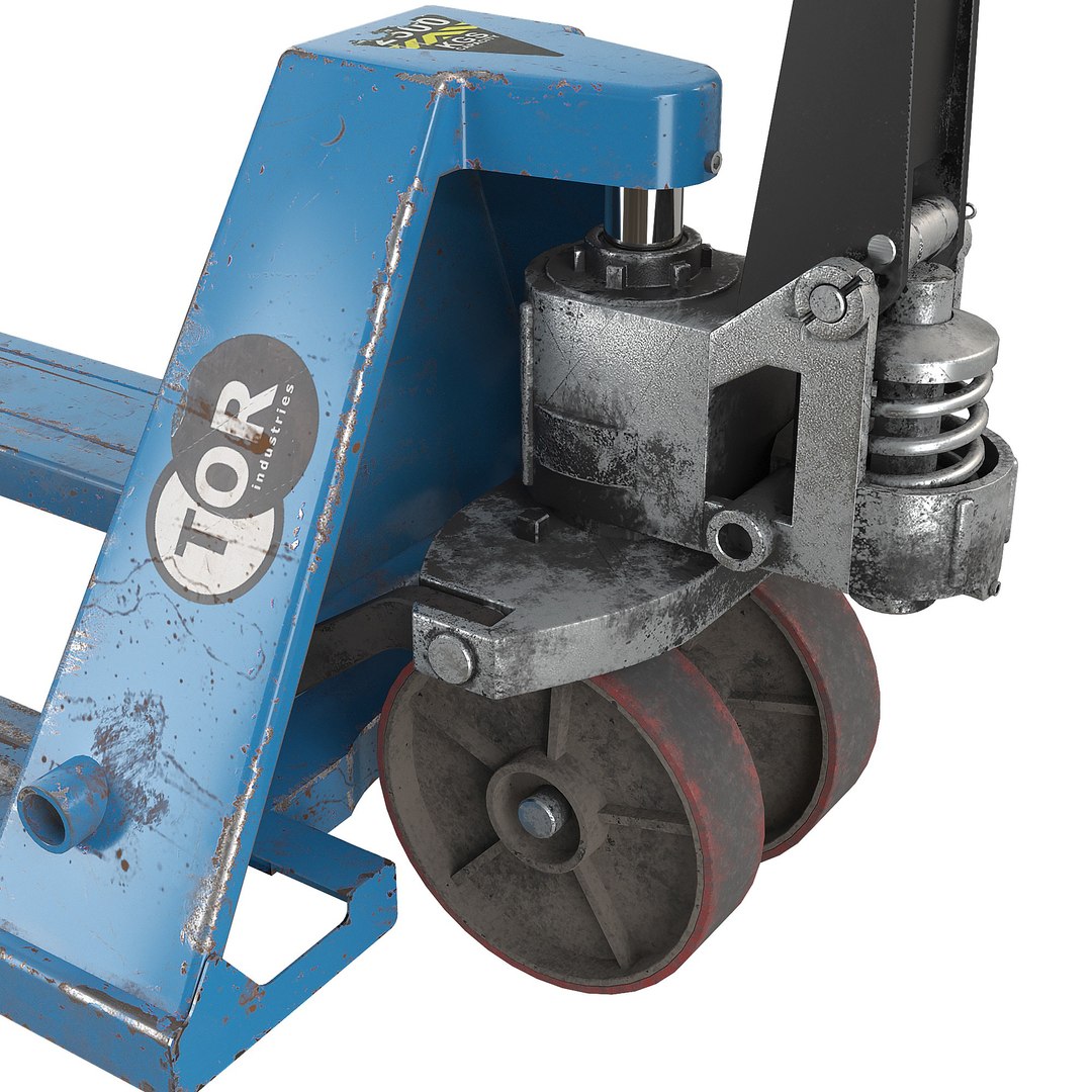 Pallet Truck TOR RHP Old 3D Model - TurboSquid 2211105