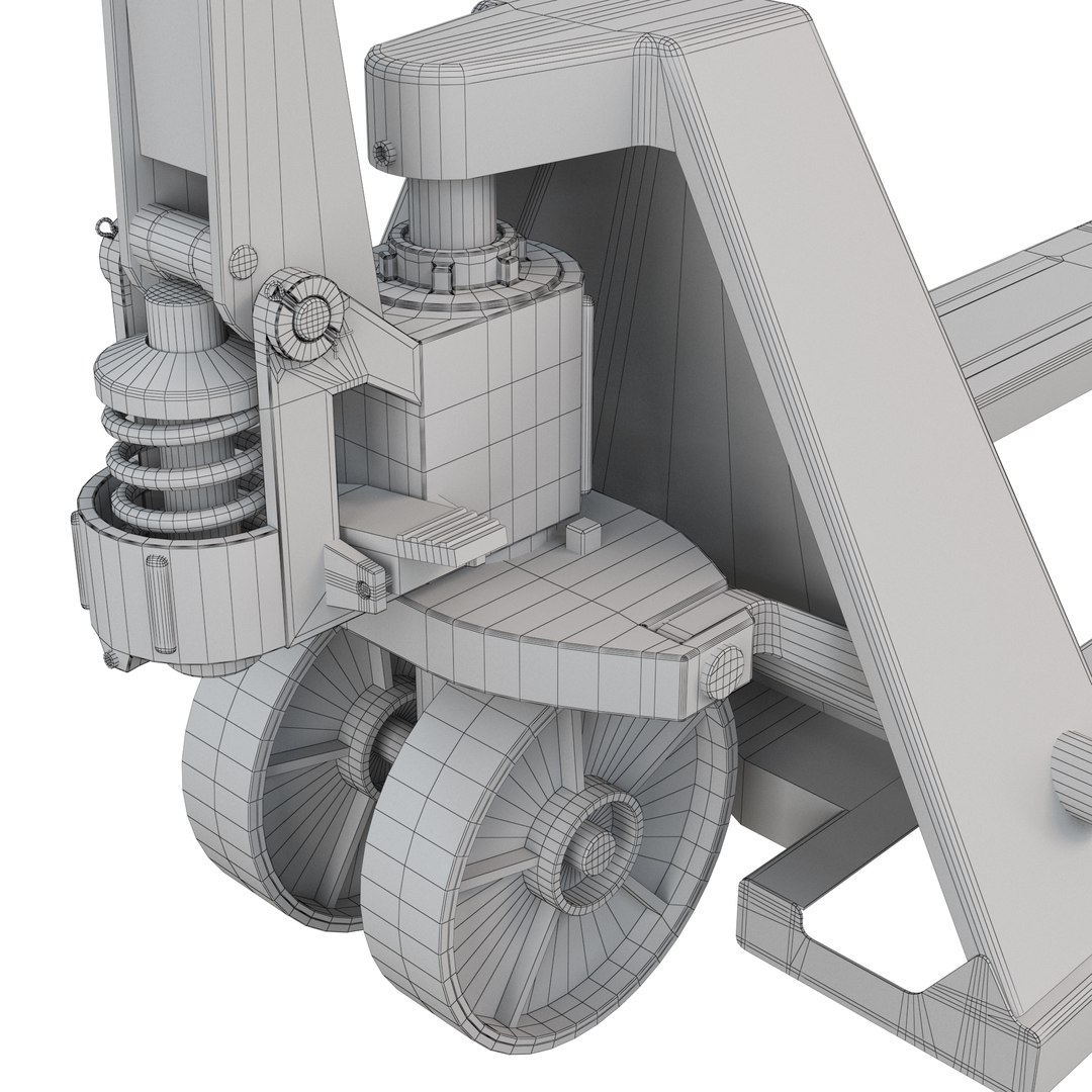 Pallet Truck TOR RHP Old 3D Model - TurboSquid 2211105