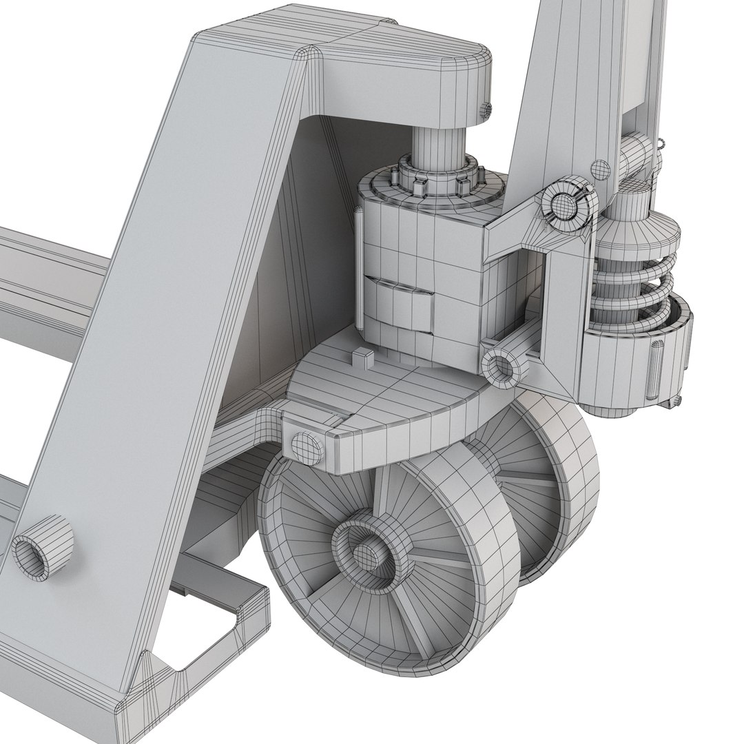 Pallet Truck TOR RHP Old 3D Model - TurboSquid 2211105