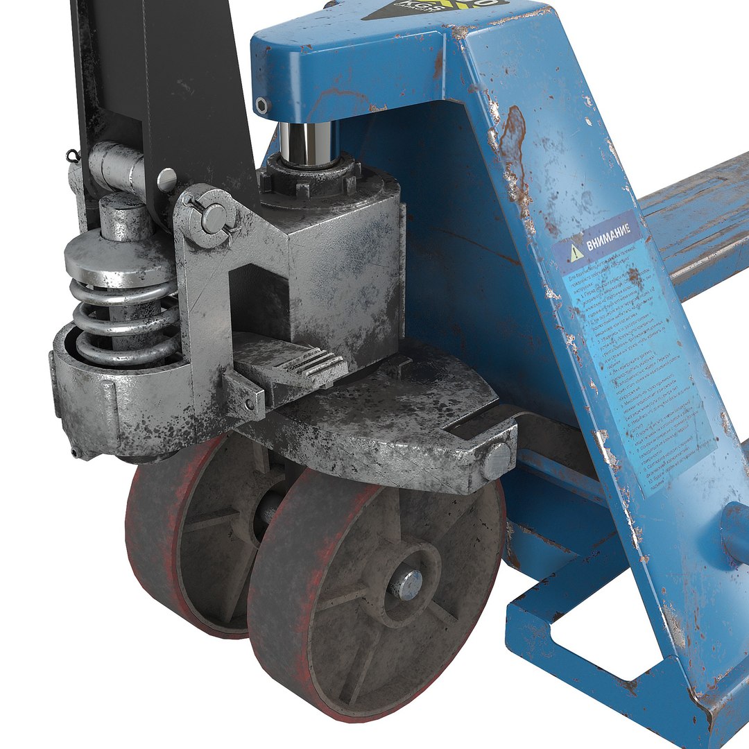 Pallet Truck TOR RHP Old 3D Model - TurboSquid 2211105