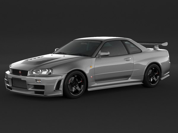 Modele 3d De Nissan Skyline Gtr R34 Z Tune Turbosquid