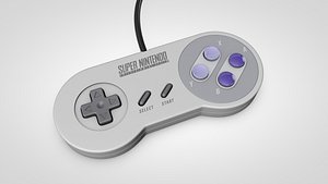 3D super nes controller