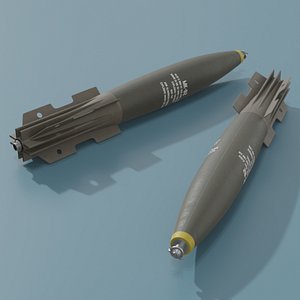 3D MK-82 General Purpose Bomb Olive