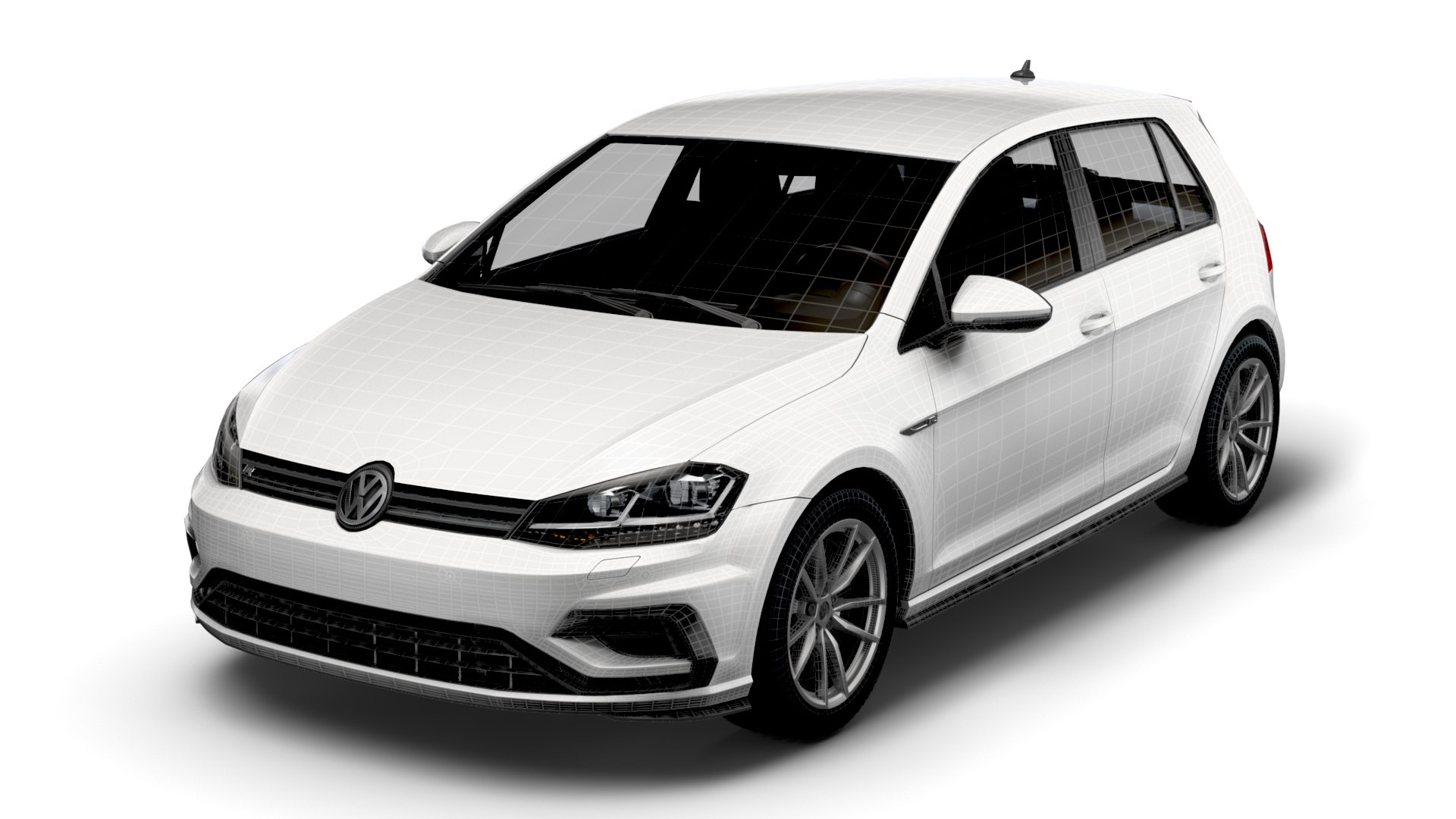 3D Volkswagen Golf R 5door Typ 5G 2017 - TurboSquid 1851946