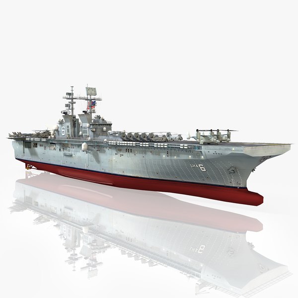 uss america lha-6 3d 3ds