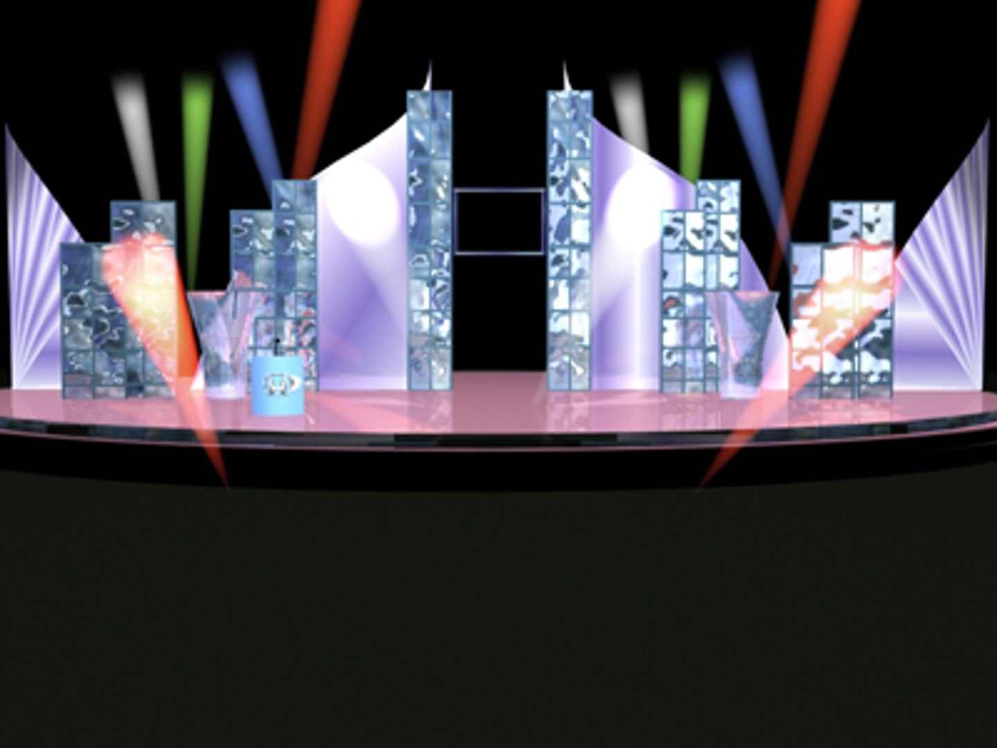 Stage Design 3d Model