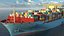 Navire porte-conteneurs Maersk McKinney chargé