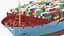 Navire porte-conteneurs Maersk McKinney chargé