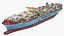 Navire porte-conteneurs Maersk McKinney chargé