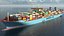 Navire porte-conteneurs Maersk McKinney chargé