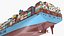 Navire porte-conteneurs Maersk McKinney chargé