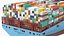 Navire porte-conteneurs Maersk McKinney chargé