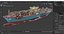Navire porte-conteneurs Maersk McKinney chargé