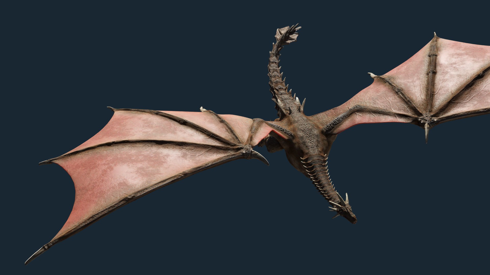 3D Dragon Brown Rigged - TurboSquid 2012375