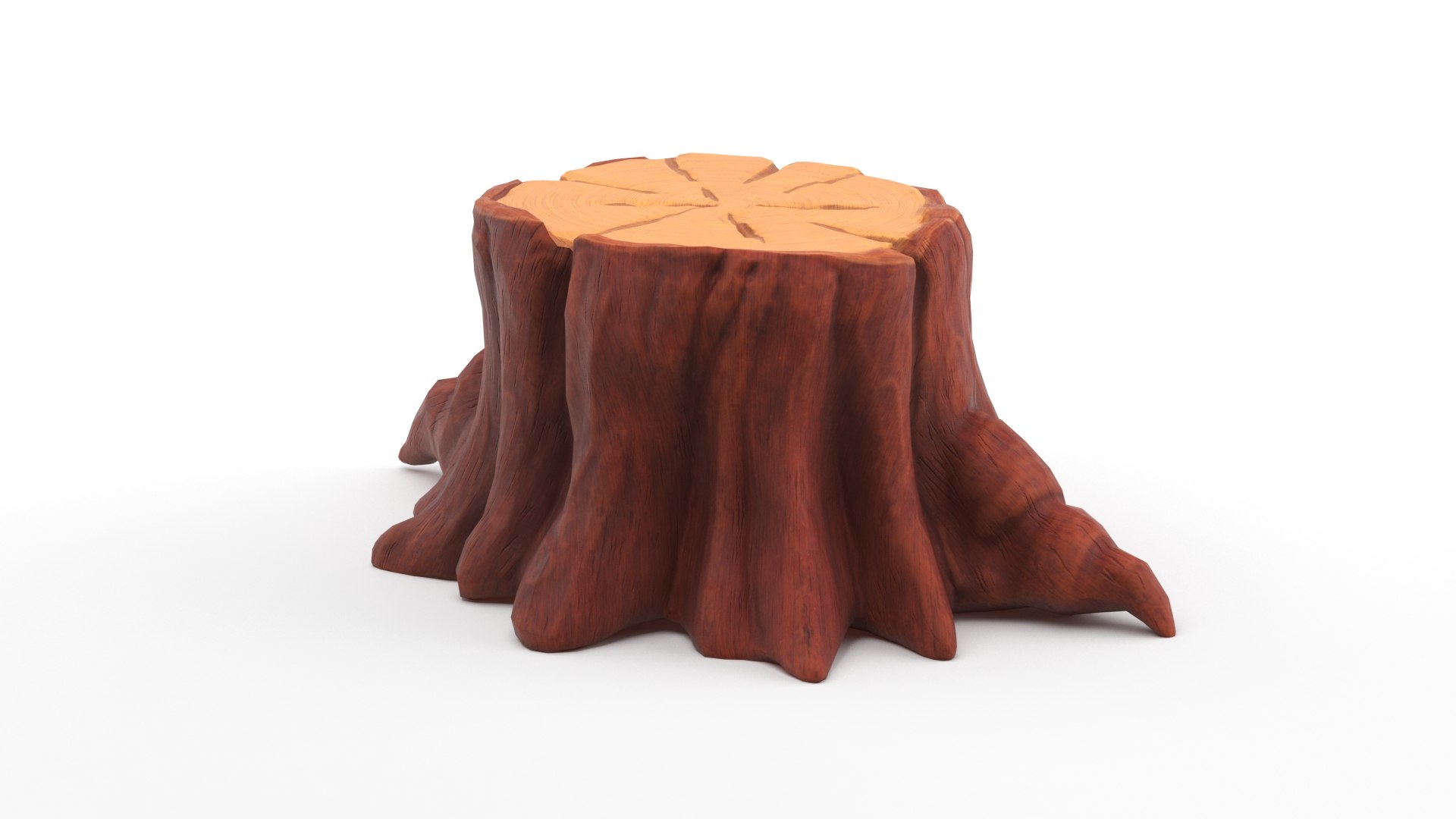 3d Cartoon Tree Stumps Collection 2 Turbosquid 2046695 1553