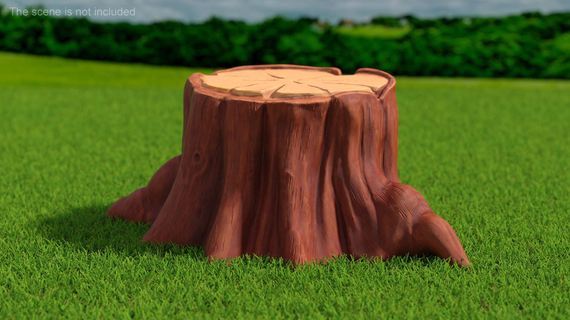 3d Cartoon Tree Stumps Collection 2 Turbosquid 2046695 3623