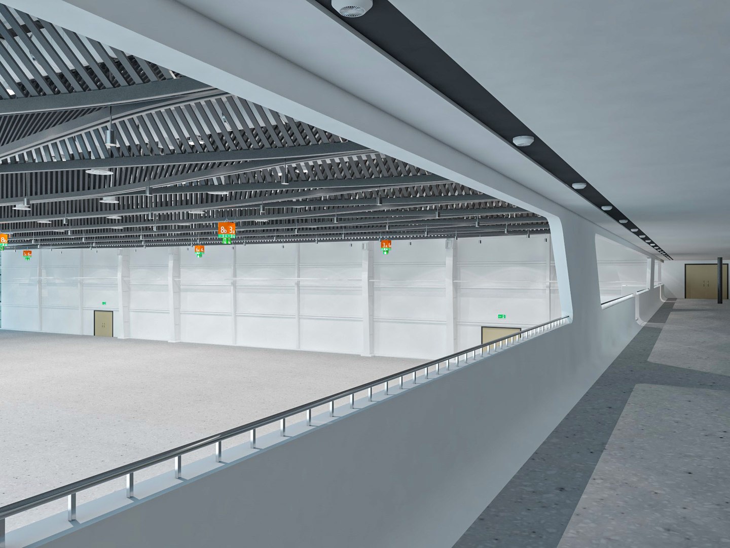 Exhibition Hall Interior And Exterior 11 Model - TurboSquid 2056813