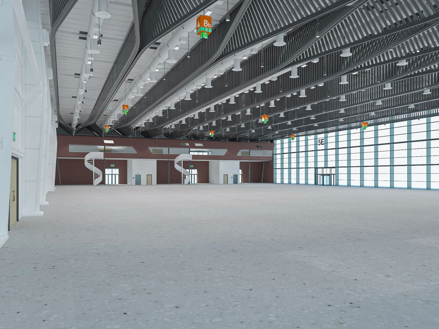 Exhibition Hall Interior And Exterior 11 Model - TurboSquid 2056813
