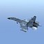 sukhoi su-27 sk flanker 3d model
