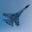 sukhoi su-27 sk flanker 3d model