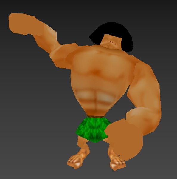 Buff chongo rig 3D model - TurboSquid 1256618