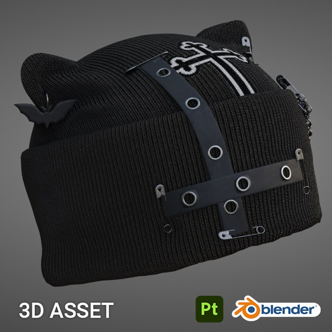 Cat Beanie 3D model https://p.turbosquid.com/ts-thumb/Wd/Uhvz3T/pT/7/png/1711489757/1920x1080/fit_q87/d40e1d841bf5b18d7917de41dba48081b6f41724/7.jpg