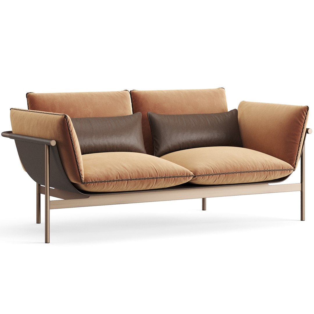 D Fendi Casa Totu Sofa Turbosquid