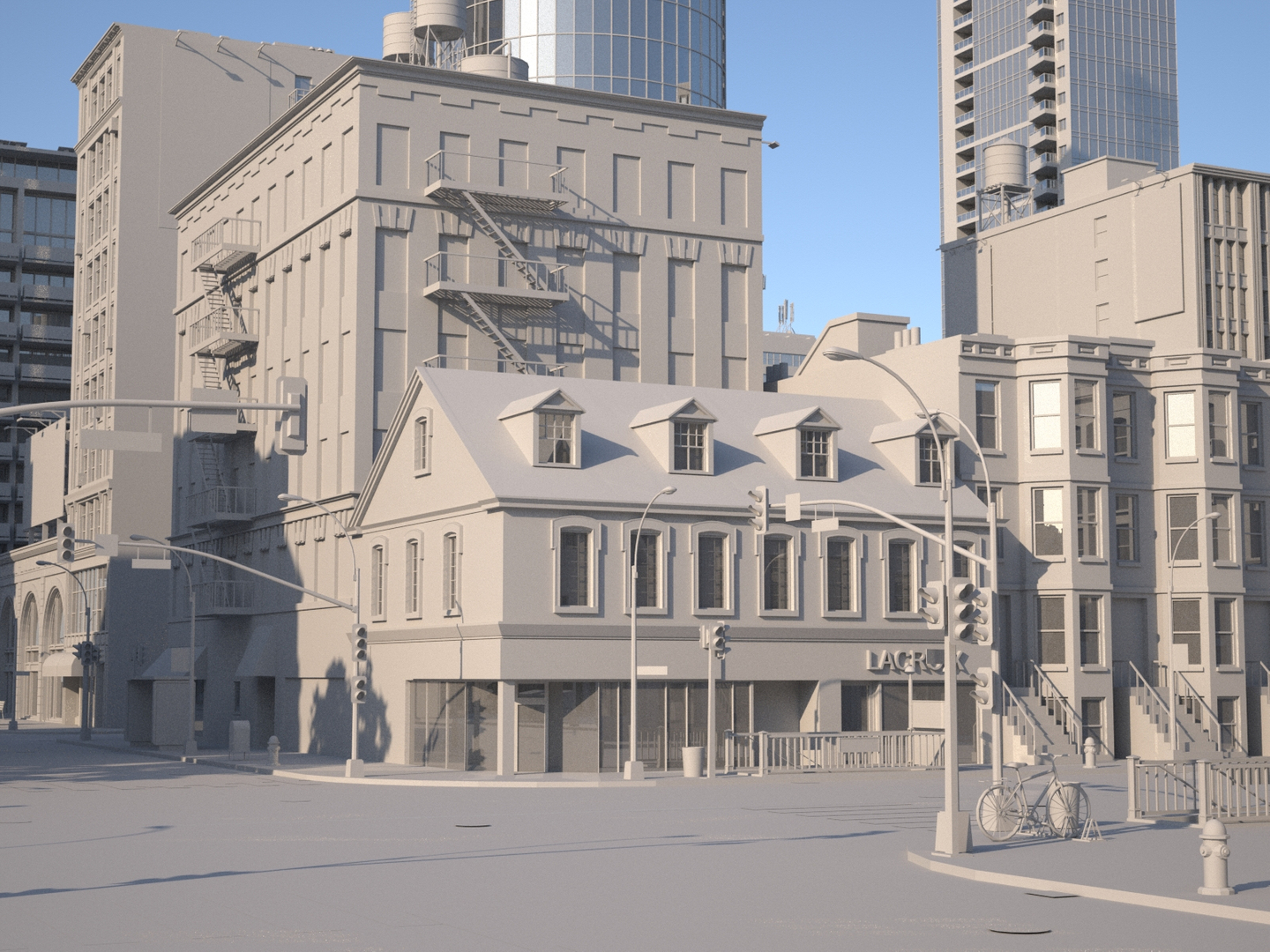 Downtown City Buildings 3D - TurboSquid 1168146