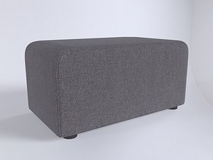 RODEO OTTOMAN DRK GRY ST