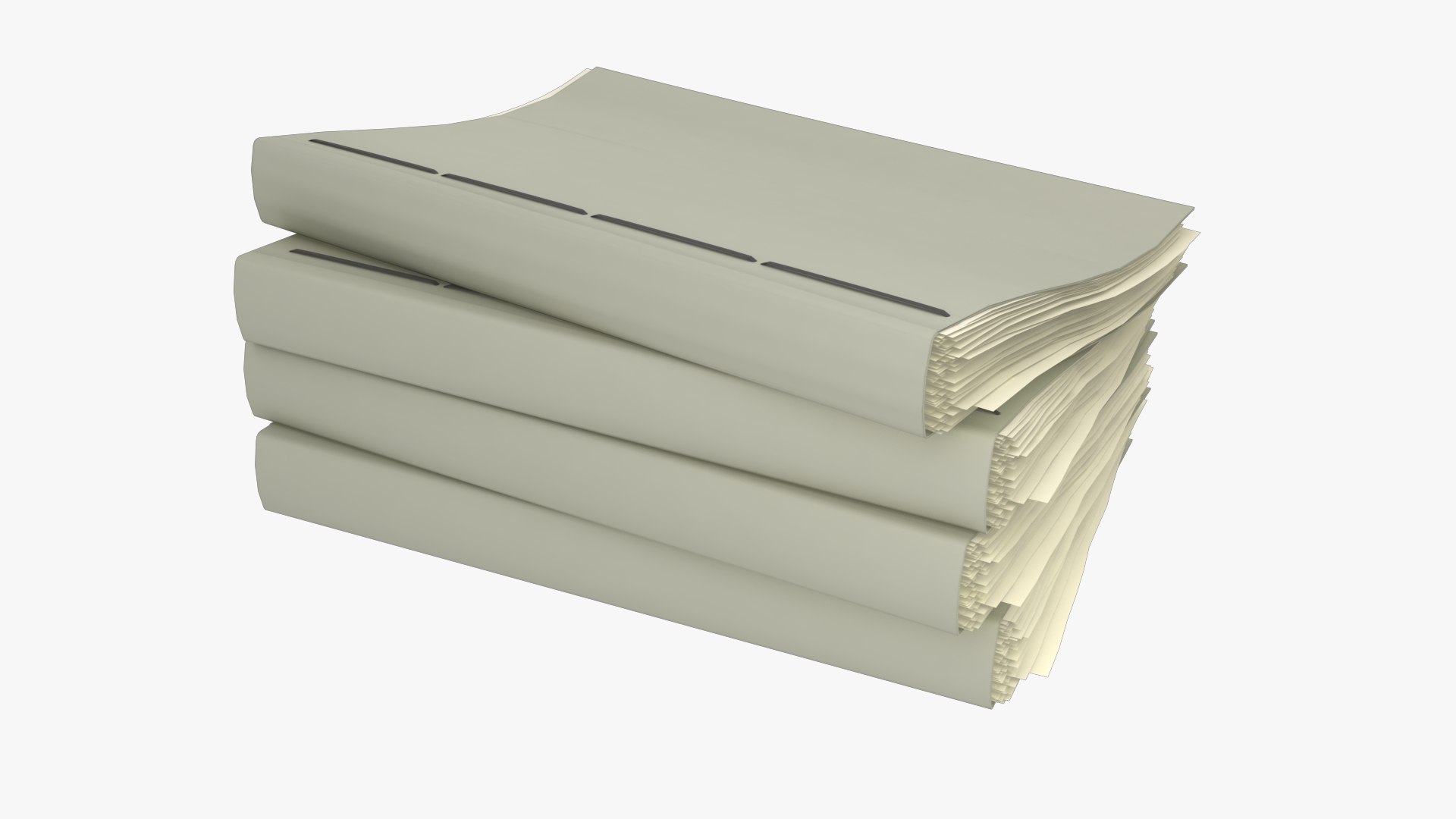 Stack Binders Model - TurboSquid 1202695