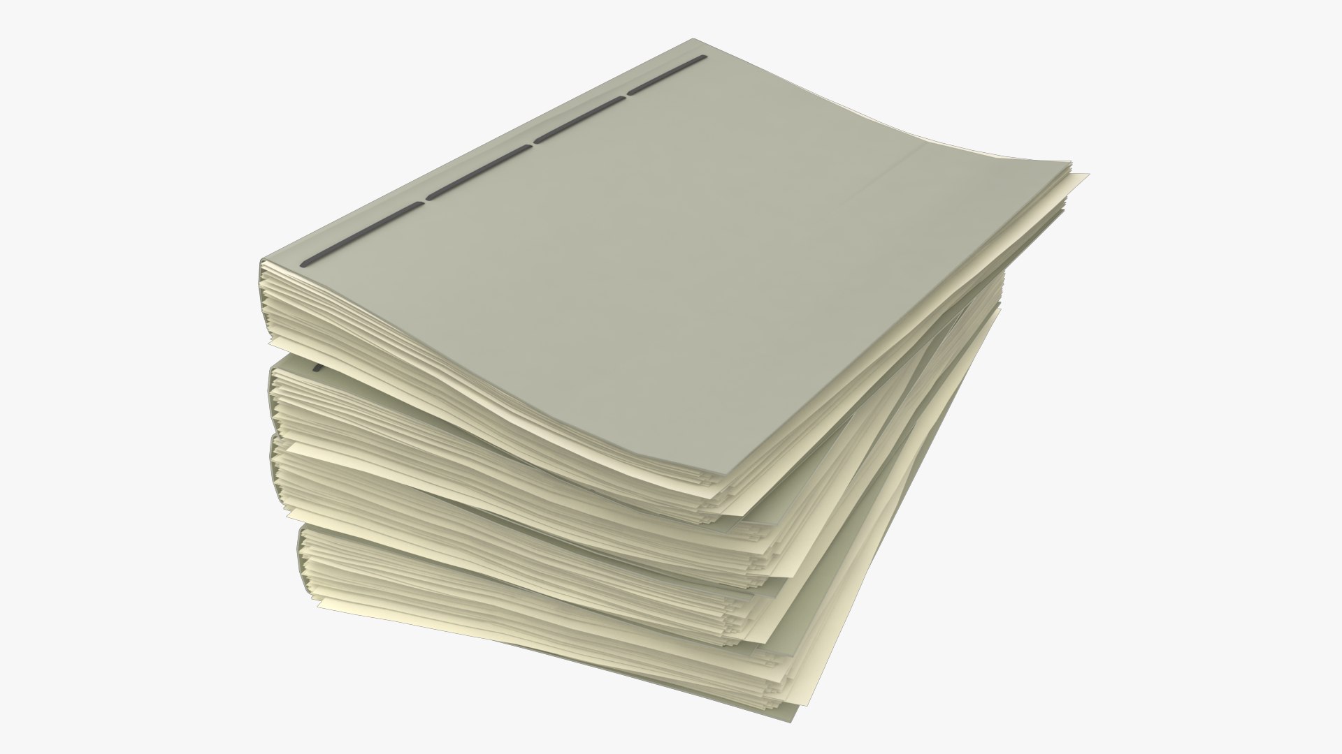 Stack Binders Model - TurboSquid 1202695