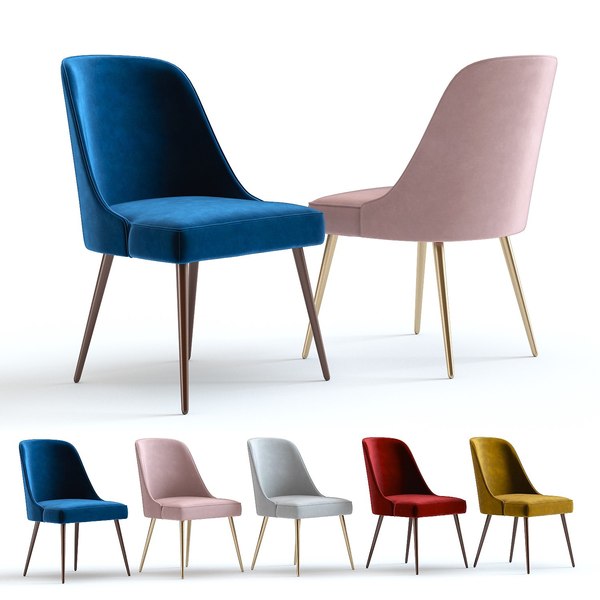 West elm sales velvet dining chair