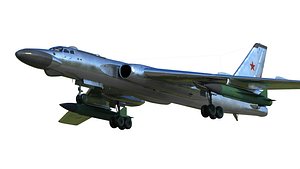 Tu-16 K-10 Badger C 3D model