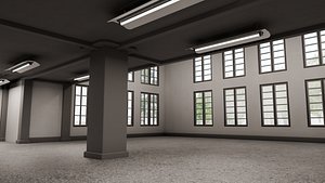 empty space 3D model