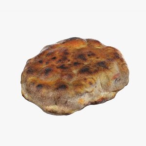 Fried Meat Patty - Photo Scan 3D model