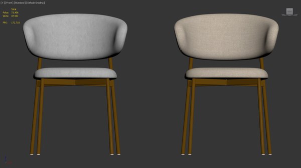3D model Oleandro Chair Metal by Calligaris - TurboSquid 1810390