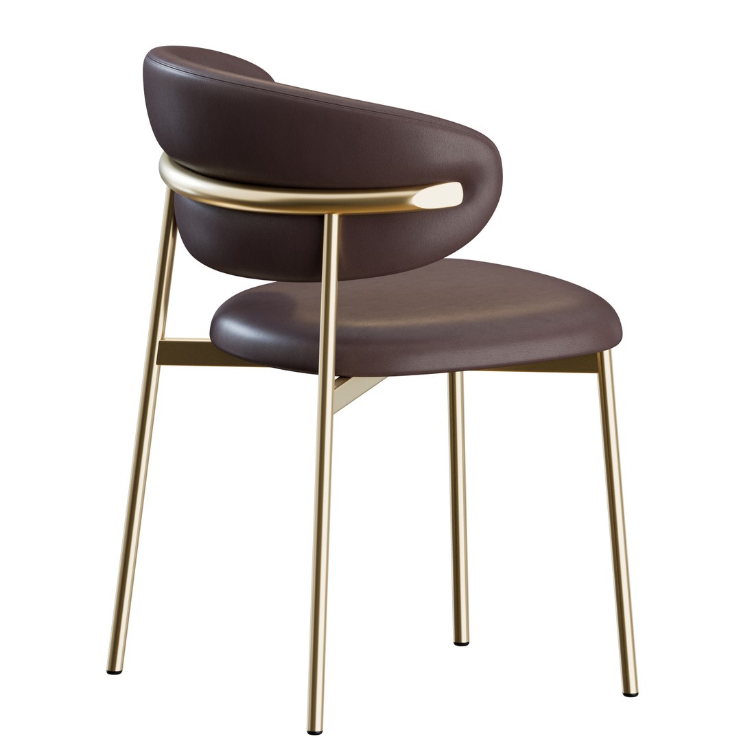 3D Model Oleandro Chair Metal By Calligaris TurboSquid 1810390