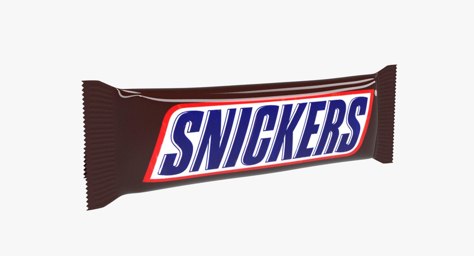 3d Chocolate Snickers Bar Model