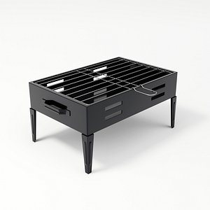 portable barbecue grill 3D model