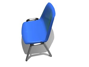 3d model plastic chair