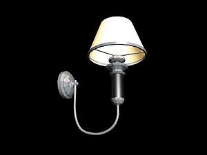 3d model sconce lamp-bracket