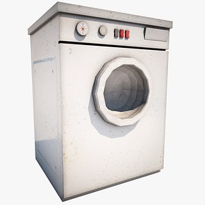 3d wash machine model