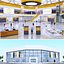 3D Big Congress Exhibition Lobby Centre Collection 8 in 1