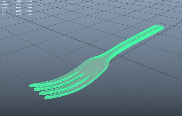 Free 3D model fork slightly used - TurboSquid 1230401