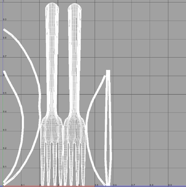 Free 3D model fork slightly used - TurboSquid 1230401