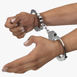 Handcuffed Man Hands